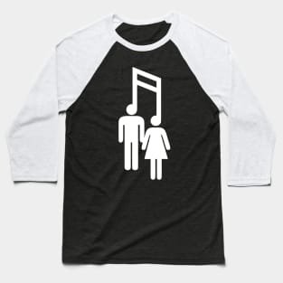 Music Connects People Baseball T-Shirt